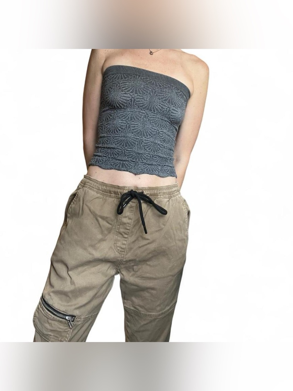 Brooklyn Cloth tan cargo joggers